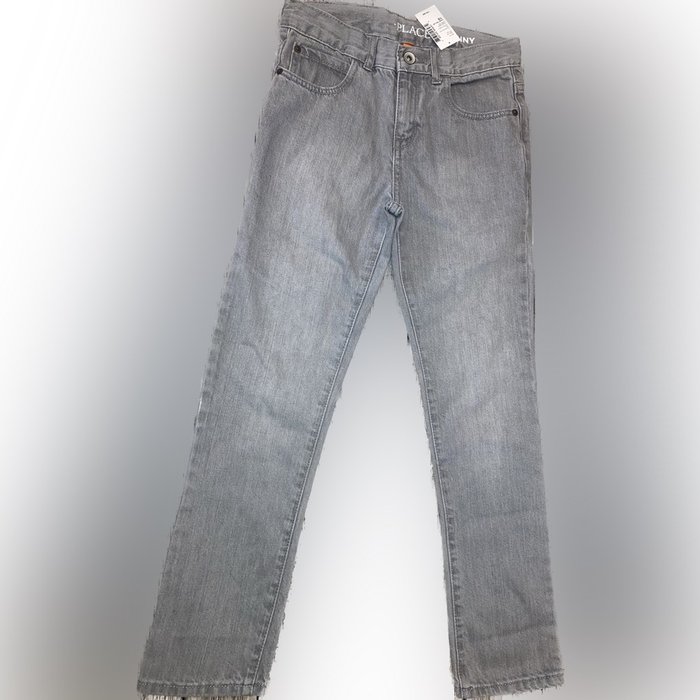 NWT Children’s Place boys skinny fit gray jeans.